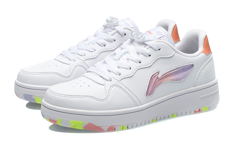 Lookbook (Youth) Li-Ning Casual Low 'Pink-White' YKCR100-2