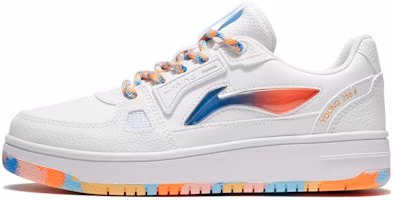 (Youth) Li-Ning Casual Low 'White Blue Orange' YKCS096-5 (Youth) Li-Ning Casual Low 'White Blue Orange' YKCS096-5