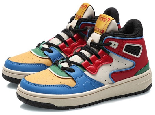 (Youth) Li-Ning Casual Mid 'White Red Blue' YKCQ292-7 Lookbook (Youth) Li-Ning Casual Mid 'White Red Blue' YKCQ292-7