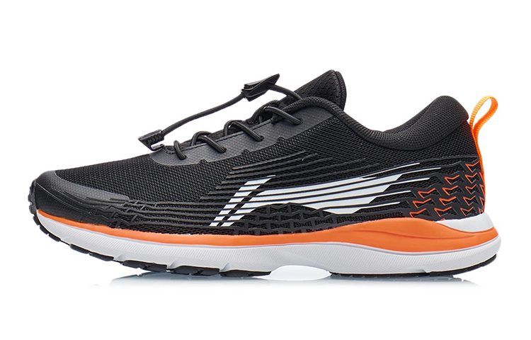 (Youth) Li-Ning Comfort Low-Top 'Black Orange' YKFR094-3