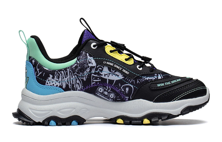 Order (JR) 李宁舒适低帮运动鞋“黑色” YKCS158-1