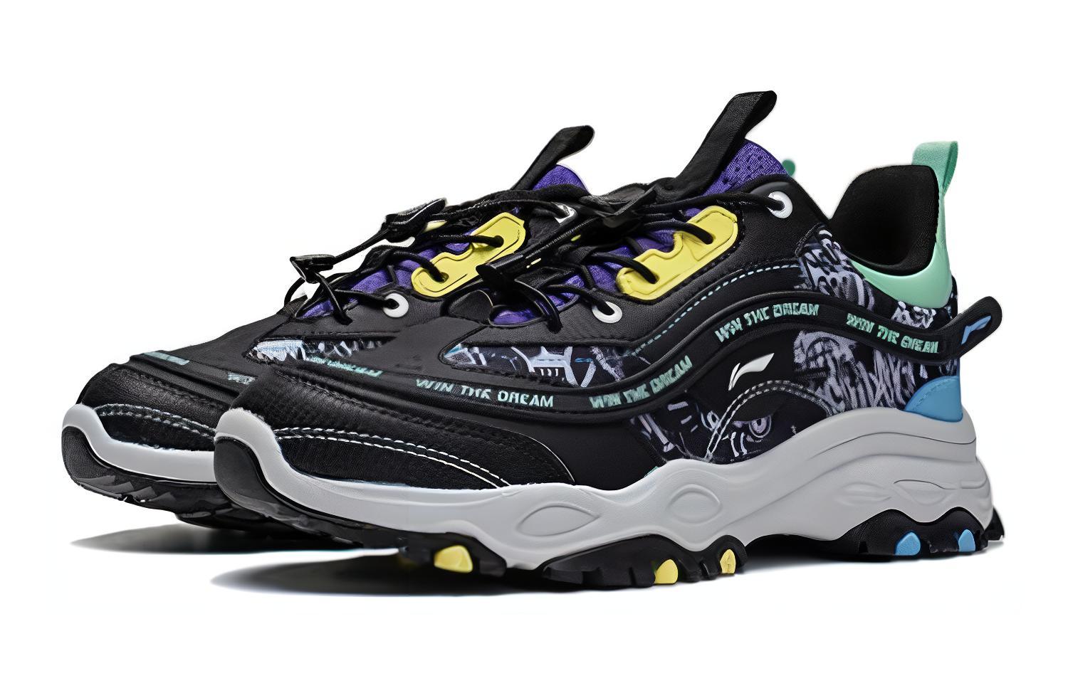 Lookbook (JR) 李宁舒适低帮运动鞋“黑色” YKCS158-1