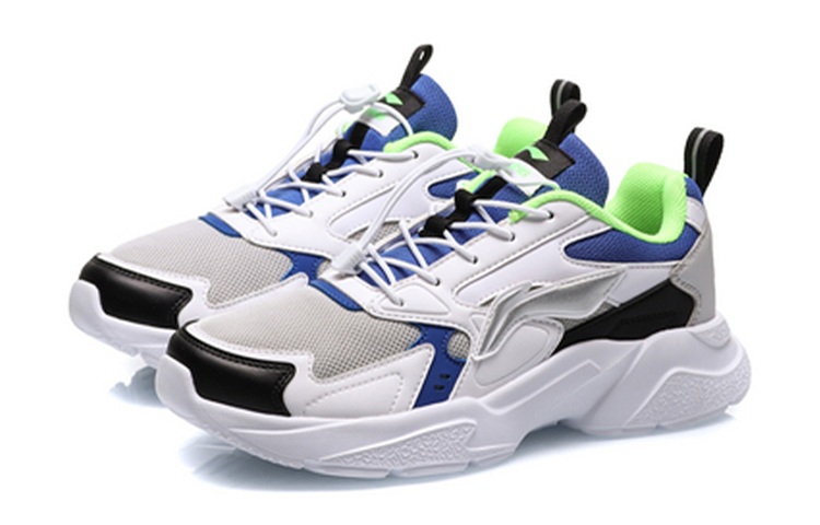 Lookbook (JR) Li-Ning Comfort Low 'Biru Hijau Putih' YKFQ096-3