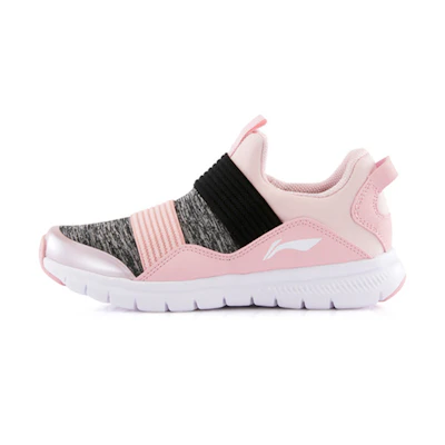 (Youth) Li-Ning CMFT Running Shoes 'Black Pink'