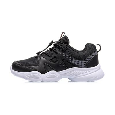 (Youth) Li-Ning CMFT Running Shoes 'Black White'
