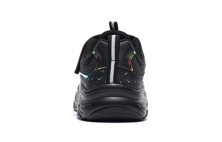 Shop (Youth) Li-Ning Comfortable Durable Sneakers 'Black' YKCP258-11