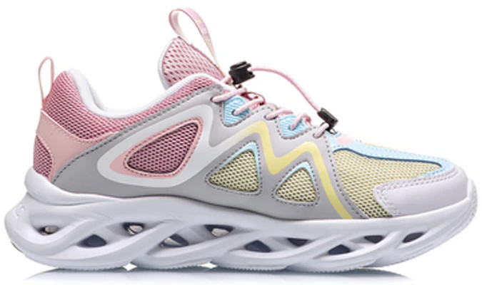 (JR) Li-Ning Comfortism Arc Laufschuhe ''Grau Gelb Pink'' YKFQ054-6 Order (JR) Li-Ning Comfortism Arc Laufschuhe ''Grau Gelb Pink'' YKFQ054-6