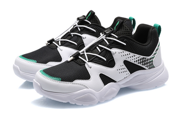 Lookbook (JR) Li-Ning Comfortism Low ''Zwart Wit Groen'' YKFQ092-3