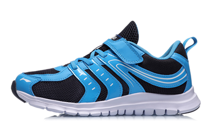 (Youth) Li-Ning Comfortism Running Shoes 'Black Blue' YKFQ028-7