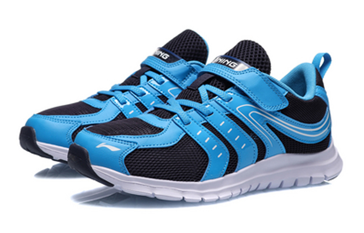 Lookbook (JR) Li-Ning Comfortism Hardloopschoenen ''Zwart Blauw'' YKFQ028-7