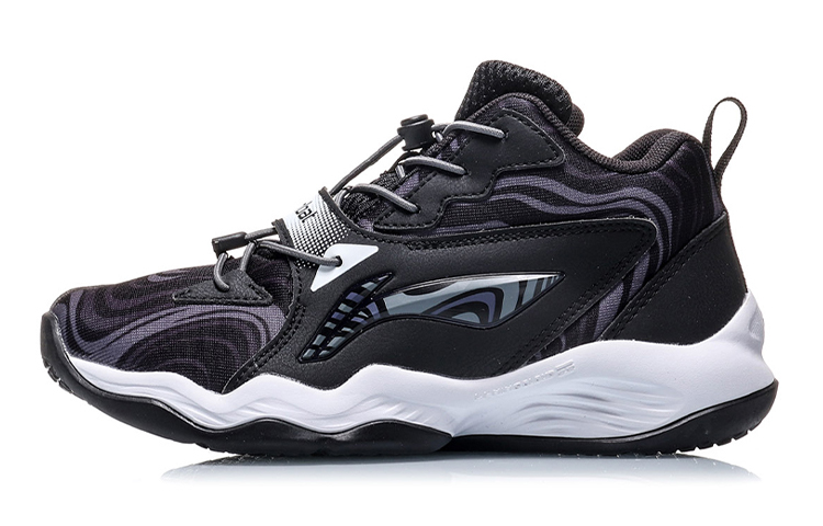 (Youth) Li-Ning Court New Star 'Black Grey' YKBQ012-1