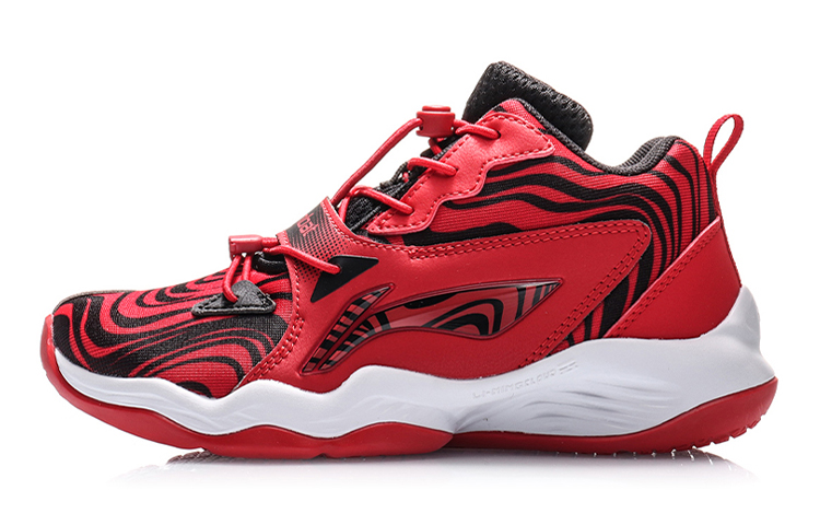 (Youth) Li-Ning Court Star 'Red Black' YKBQ012-3