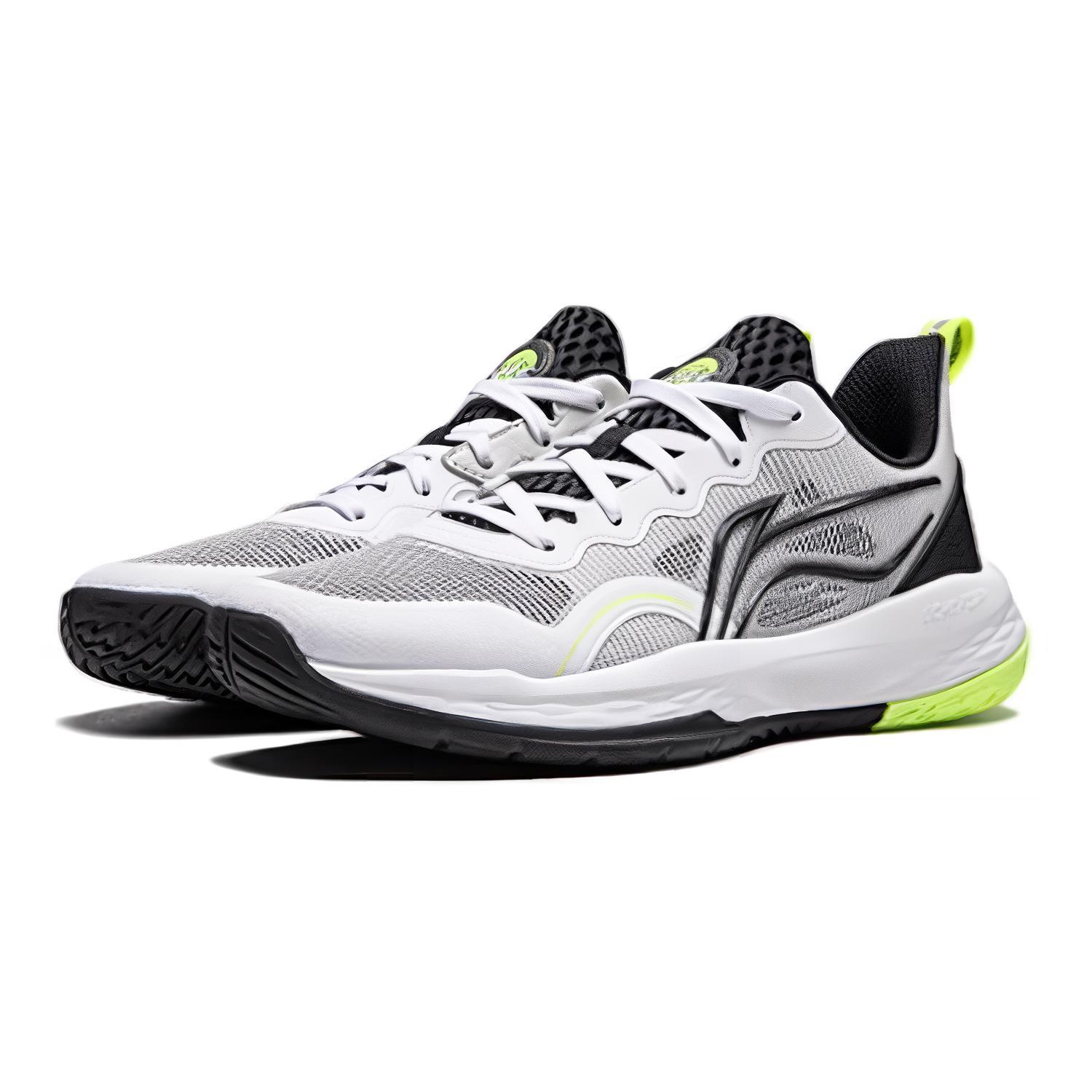 Lookbook (JR) 리닝 드래곤 피스트 V2 '화이트 블랙 라임' YKBU026-5