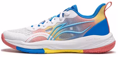 (Youth) Li-Ning Dragon Fist V2 'White Multi' YKBU026-41 (Youth) Li-Ning Dragon Fist V2 'White Multi' YKBU026-41