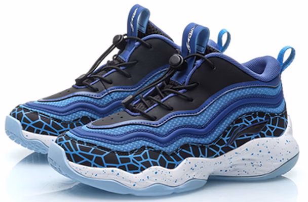 (Youth) Li-Ning Dunk Expert Mid 'Black Blue' YKBP086-7 Lookbook (Youth) Li-Ning Dunk Expert Mid 'Black Blue' YKBP086-7