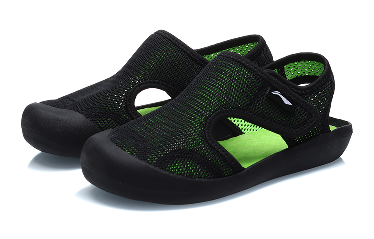 Lookbook (JR) Li-Ning Fashion Casual Sandalen ''Zwart Groen'' YKUQ058-9