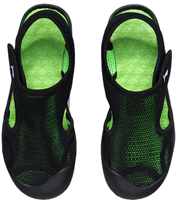 (JR) Li-Ning Fashion Casual Sandalen ''Zwart Groen'' YKUQ058-9 Shop (JR) Li-Ning Fashion Casual Sandalen ''Zwart Groen'' YKUQ058-9