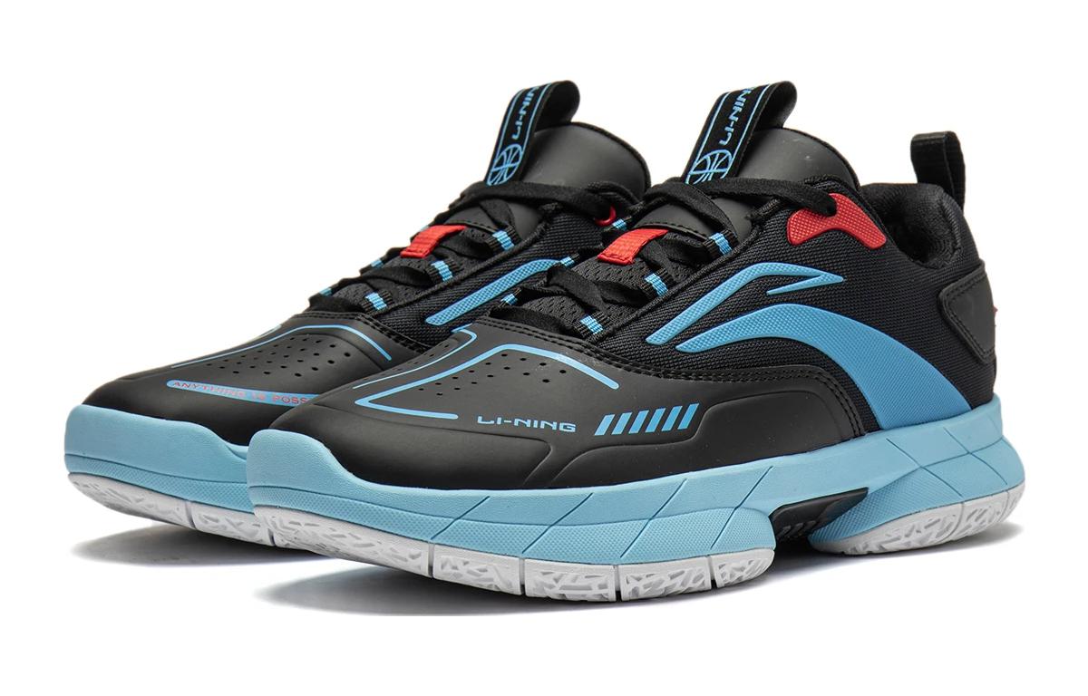 Lookbook (Youth) Li-Ning Fengying V1 'Black Blue' YKBT082-5