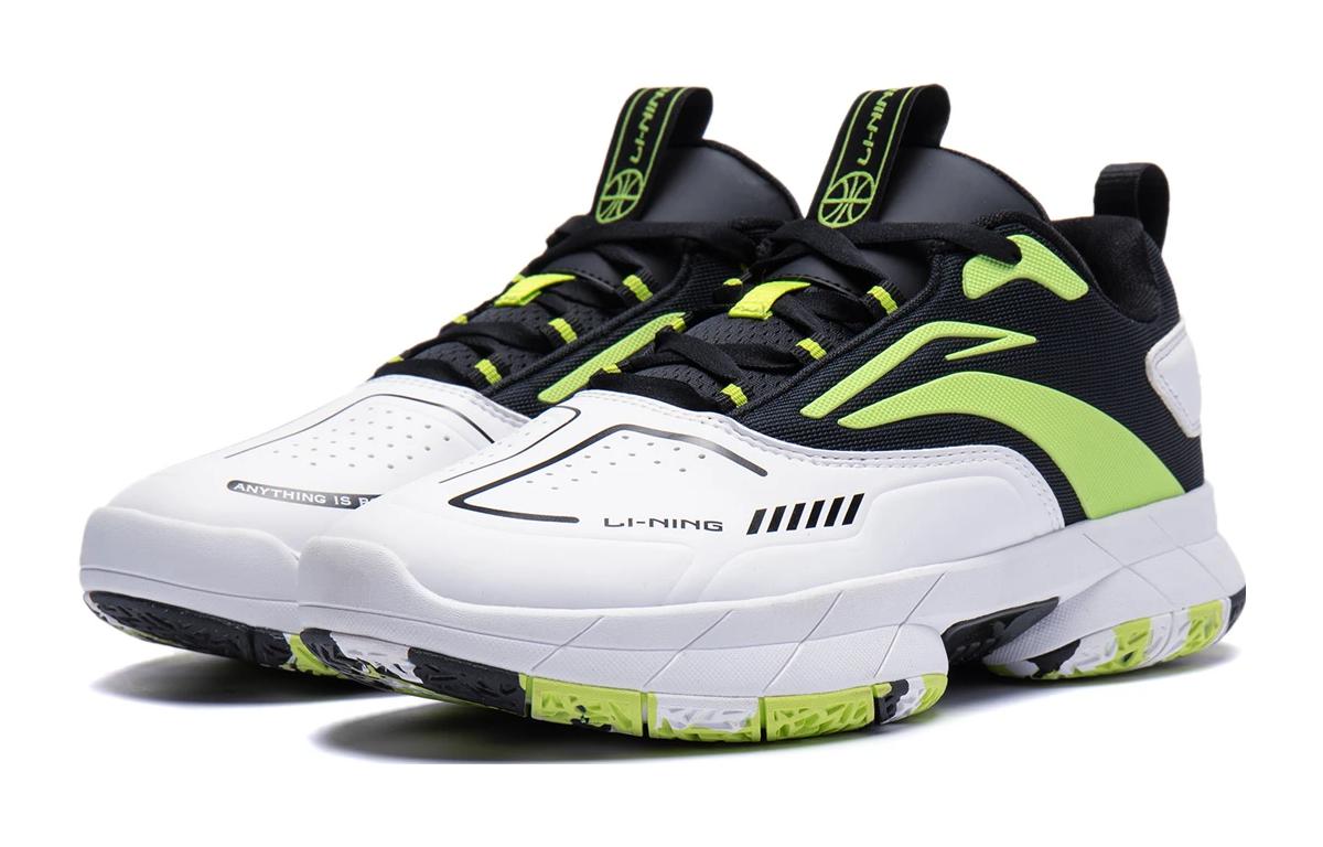 Lookbook (Youth) Li-Ning Fengying V1 'White Neon Green' YKBT082-3