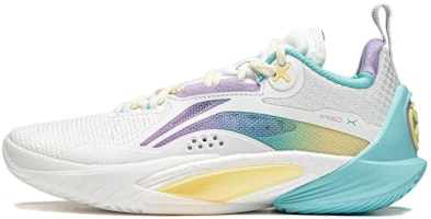 (Youth) Li-Ning Flash 10 'White Purple Green' YKBT115-4 (Youth) Li-Ning Flash 10 'White Purple Green' YKBT115-4