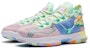 (JR) Li-Ning Flash 6 'Merah Hijau High-Top' Bola Keranjang YKBR024-3