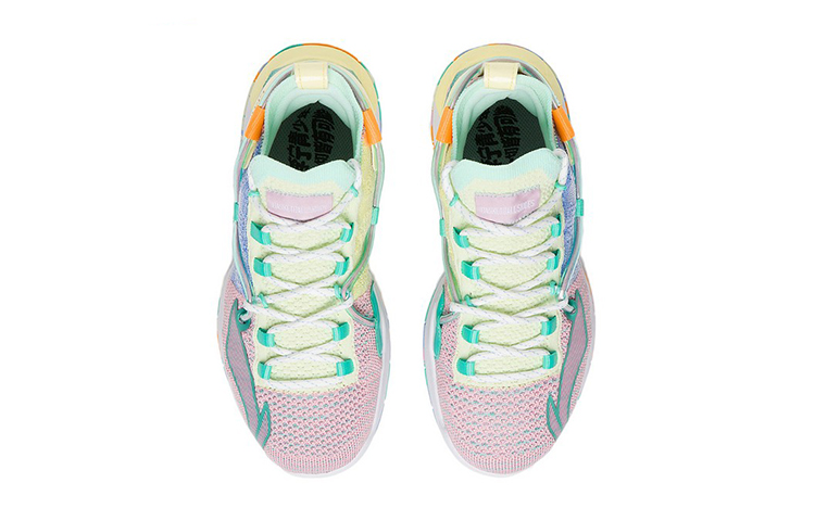 Shop (Youth) Li-Ning Flash 6 'Red Green High-Top Basketball' YKBR024-3