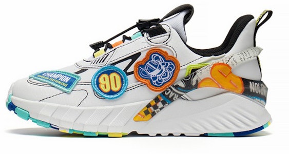 (JR) Li-Ning Flash 'Putih Hitam' YKCS104-13 Buy (JR) Li-Ning Flash 'Putih Hitam' YKCS104-13