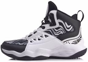 (Youth) Li-Ning High-Top Basketball 'Black White' YKBQ022-1 (Youth) Li-Ning High-Top Basketball 'Black White' YKBQ022-1