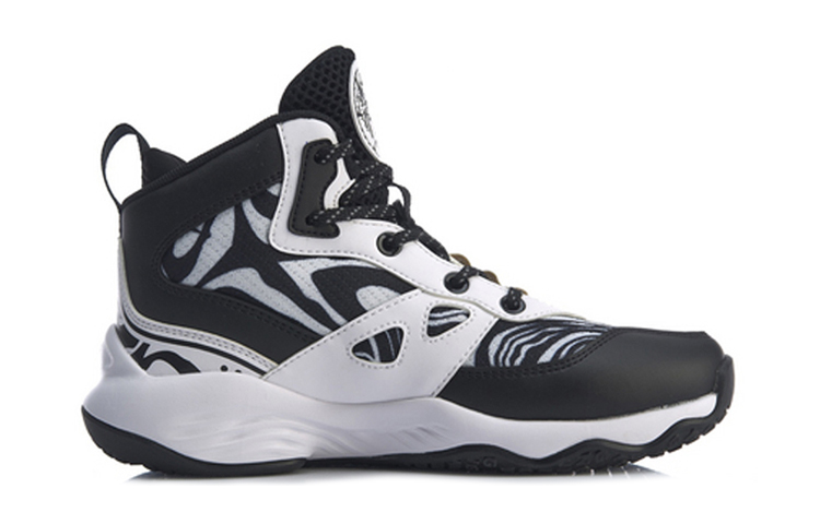 Order (Youth) Li-Ning High-Top Basketball 'Black White' YKBQ022-1