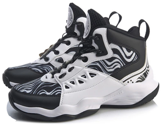 (Youth) Li-Ning High-Top Basketball 'Black White' YKBQ022-1 Lookbook (Youth) Li-Ning High-Top Basketball 'Black White' YKBQ022-1