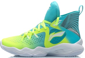 (Youth) Li-Ning High-Top Basketball Shoes 'Blue Green Grey' YKBP104-3 (Youth) Li-Ning High-Top Basketball Shoes 'Blue Green Grey' YKBP104-3