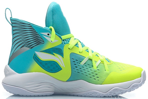 (JR) 리닝 하이탑 농구화 '청록회' (Li-Ning high-top basketball shoes 'blue-green-grey') YKBP104-3 Order (JR) 리닝 하이탑 농구화 '청록회' (Li-Ning high-top basketball shoes 'blue-green-grey') YKBP104-3