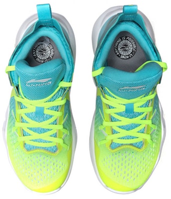 (Youth) Li-Ning High-Top Basketball Shoes 'Blue Green Grey' YKBP104-3 Shop (Youth) Li-Ning High-Top Basketball Shoes 'Blue Green Grey' YKBP104-3