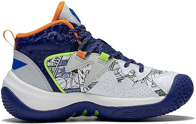 (Youth) Li-Ning High-Top Basketball Shoes 'Navy Blue' YKBS086-7 Order (Youth) Li-Ning High-Top Basketball Shoes 'Navy Blue' YKBS086-7