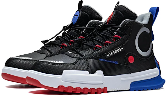 (JR) Li-Ning Kasut High-Top Kasual 'Reflective Black' YKCS144-11 Lookbook (JR) Li-Ning Kasut High-Top Kasual 'Reflective Black' YKCS144-11