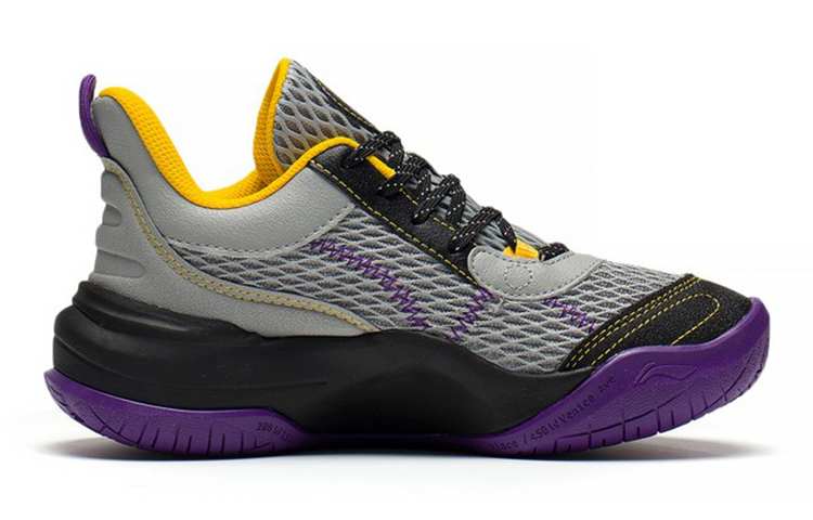 Order (Youth) Li-Ning Lei-Rim Low 'Black Yellow' YKBS056-1