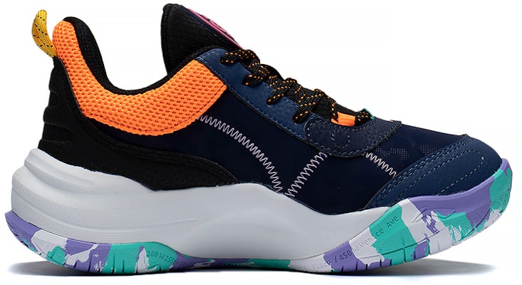 (Youth) Li-Ning Lei-Rim Low 'Blue Orange' YKBS092-1 Order (Youth) Li-Ning Lei-Rim Low 'Blue Orange' YKBS092-1