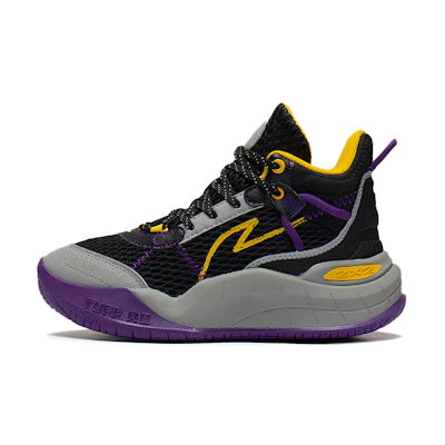 (Youth) Li-Ning Lei-Rim Mid 'Black Purple Yellow'