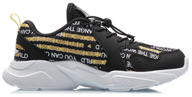 (Youth) Li-Ning Lifestyle Series 'Black Yellow' YKCQ166-3 Order (Youth) Li-Ning Lifestyle Series 'Black Yellow' YKCQ166-3