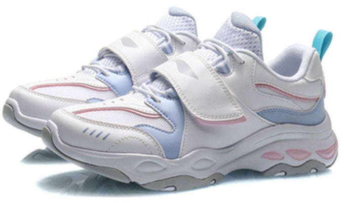 (Youth) Li-Ning Lifestyle Series 'White Blue Pink' YKCQ114-2 Lookbook (Youth) Li-Ning Lifestyle Series 'White Blue Pink' YKCQ114-2