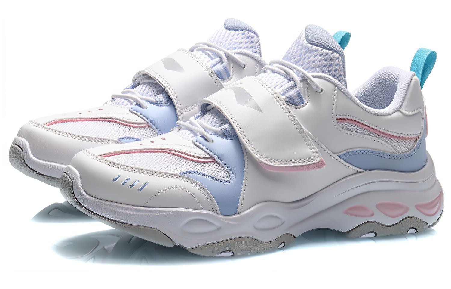 Lookbook (Youth) Li-Ning Lifestyle Series 'White Blue Pink' YKCQ114-2