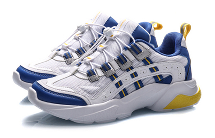 (Youth) Li-Ning Lifestyle Series Sneakers 'White Blue Yellow' 圖 3