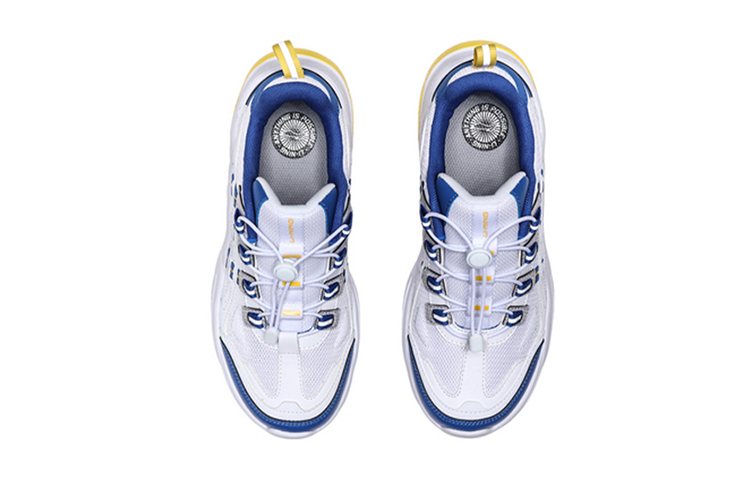 (Youth) Li-Ning Lifestyle Series Sneakers 'White Blue Yellow' 圖 4