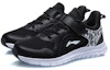 Lookbook (JR) Li-Ning Kasut Lari Falcon Ringan 'Hitam Putih' YKFQ052-1