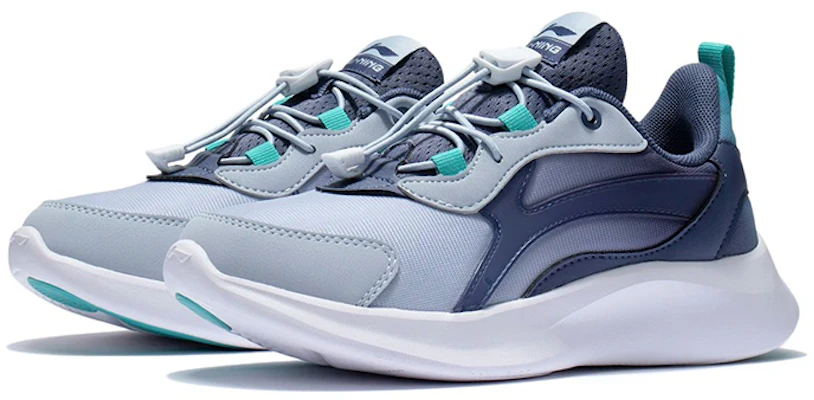 (Youth) Li-Ning Ling Yue 'Grey Blue' YKCS028-7 Lookbook (Youth) Li-Ning Ling Yue 'Grey Blue' YKCS028-7