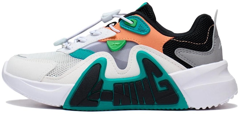 (Youth) Li-Ning LiNing LN 90 'White Black Green Orange' YKCT072-1 Buy (Youth) Li-Ning LiNing LN 90 'White Black Green Orange' YKCT072-1