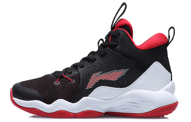 (Youth) Li-Ning LiRen 2 Mid 'Black Red' YKBQ068-1
