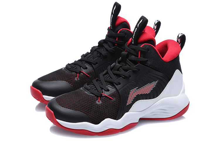 Lookbook (Youth) Li-Ning LiRen 2 Mid 'Black Red' YKBQ068-1