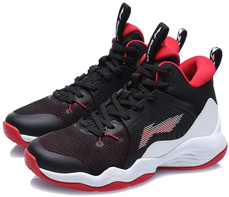 (JR) Li-Ning LiRen 2 Mid 'Hitam Merah' YKBQ068-1 Lookbook (JR) Li-Ning LiRen 2 Mid 'Hitam Merah' YKBQ068-1