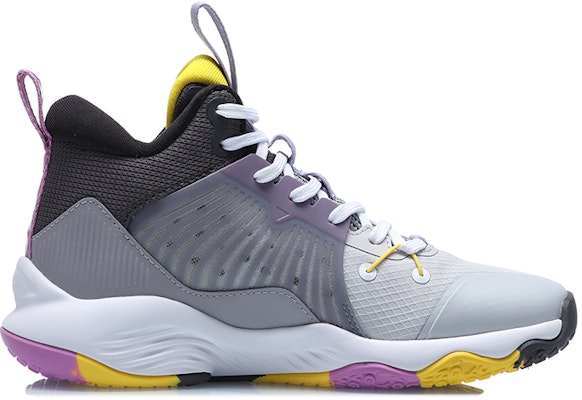 (Youth) Li-Ning LiRen 2 Mid 'Grey Yellow Purple' YKBQ068-7 Order (Youth) Li-Ning LiRen 2 Mid 'Grey Yellow Purple' YKBQ068-7